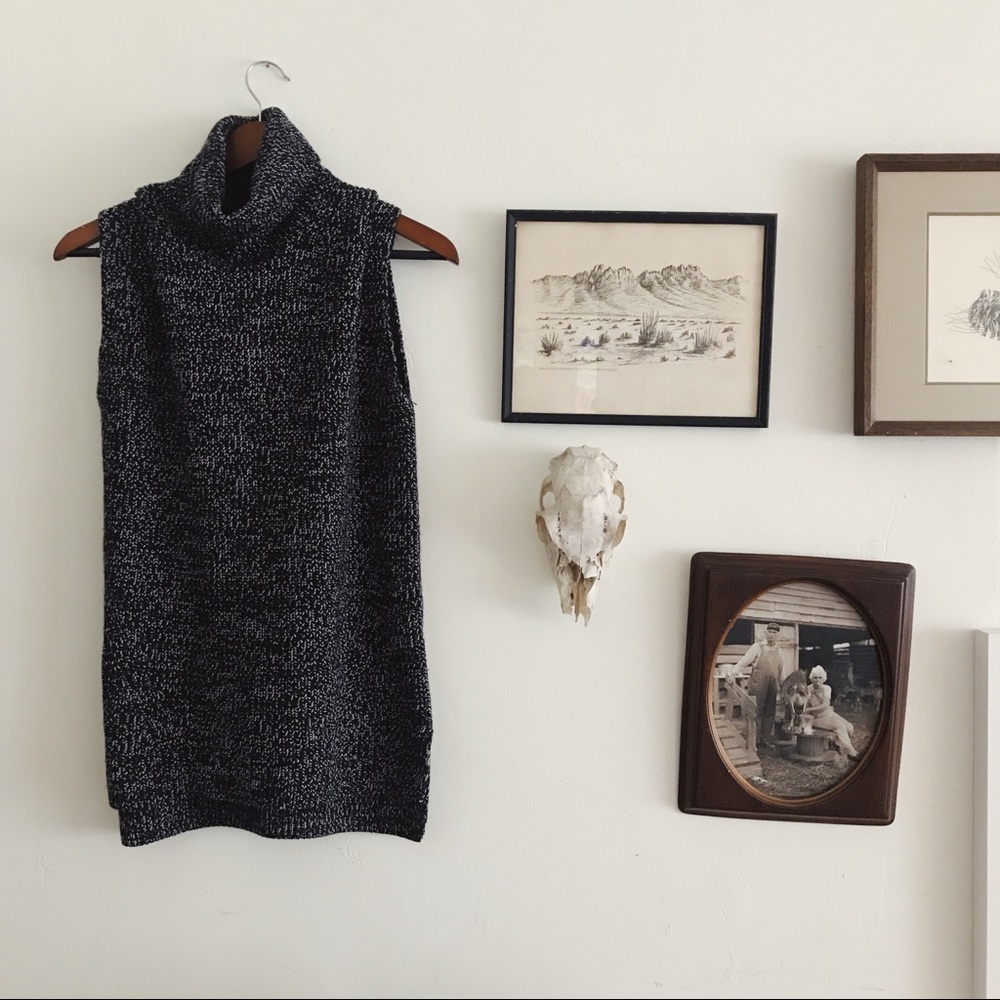 Everlane Chunky Knit Sleeveless Sweater